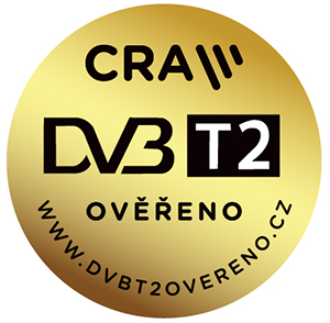 ČRA DVB-T2 ověřeno - logo